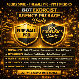 Bot Exorcist Agency Suite Yearly