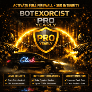 Bot Exorcist Pro Yearly Firewall
